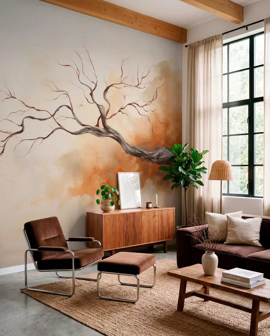wall murals Tree branch w04449