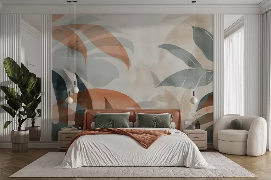 wall murals Palm leaves w04482