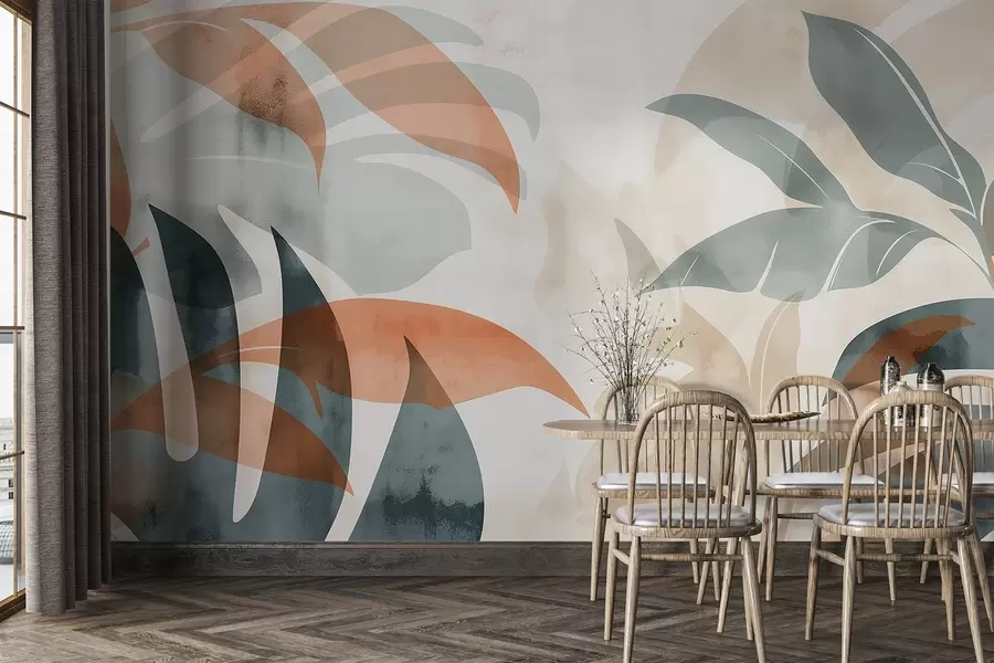 wall murals Palm leaves w04482