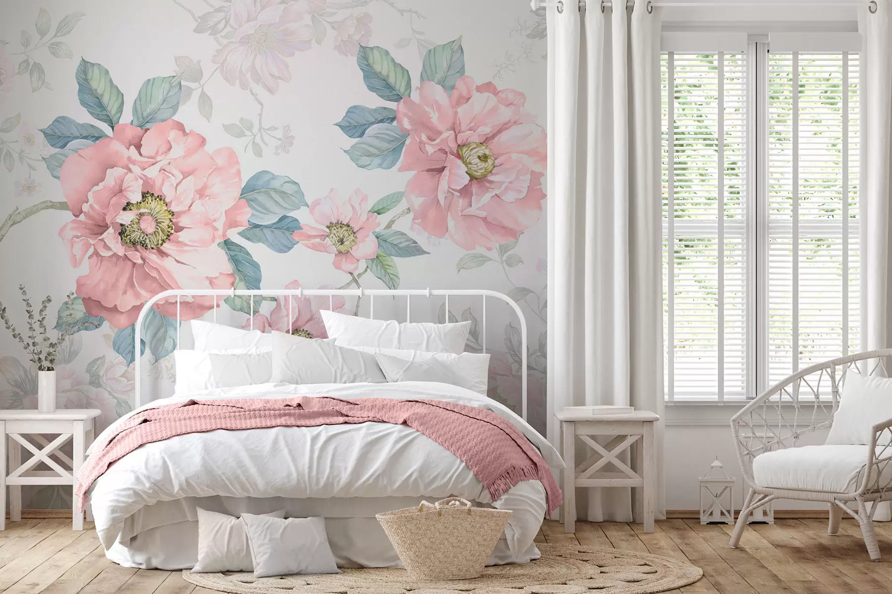 wall murals Flowers in bloom w04491v1