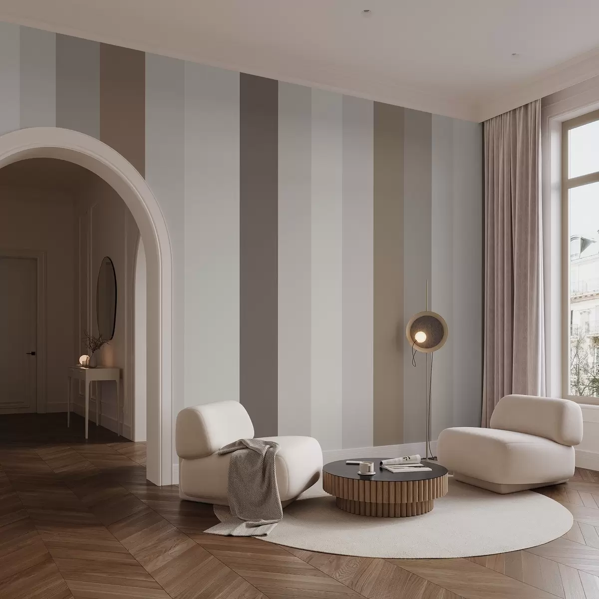 wall murals Lines w04478