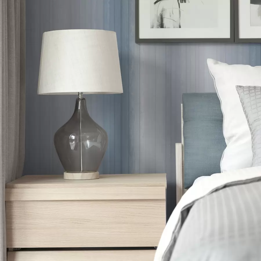 wall murals Soft blue-gray gradient stripes a00506