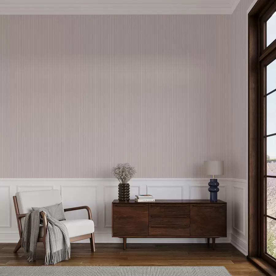 wall murals Light pink stripes with a soft gradient a00511v1