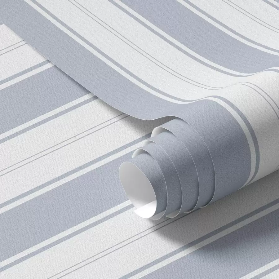 wall murals Version with repeating stripes in gray-blue tones a00517