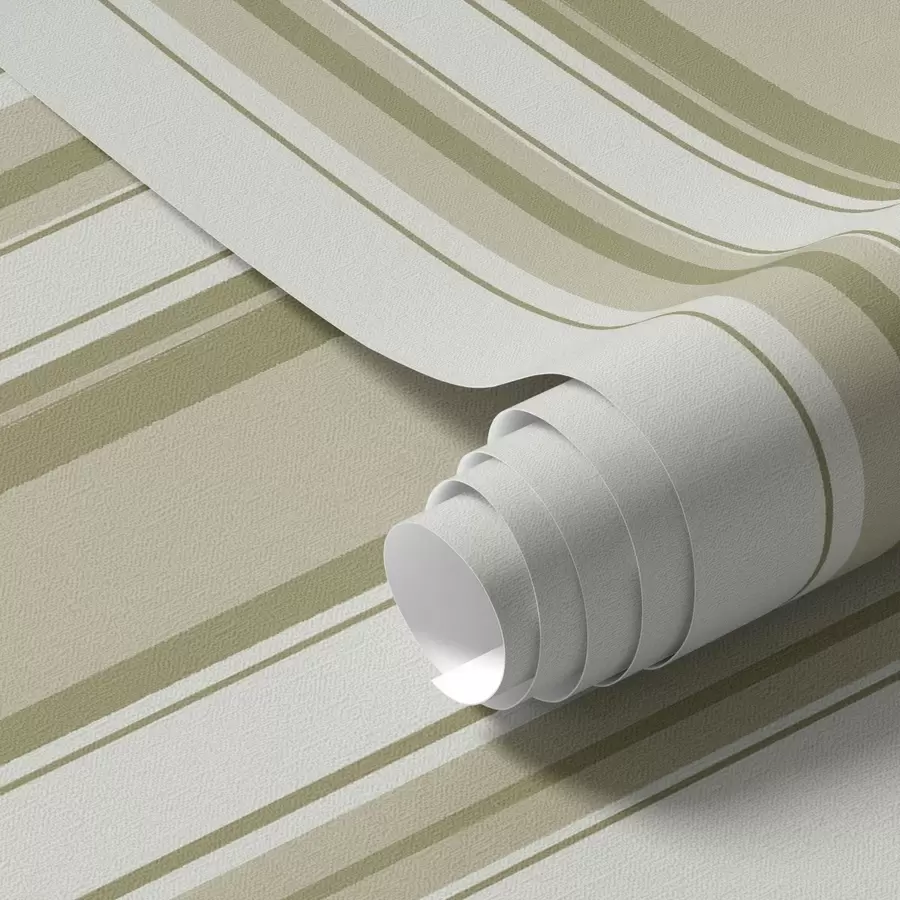 wall murals Cream background with gray-beige stripes of different widths a00521