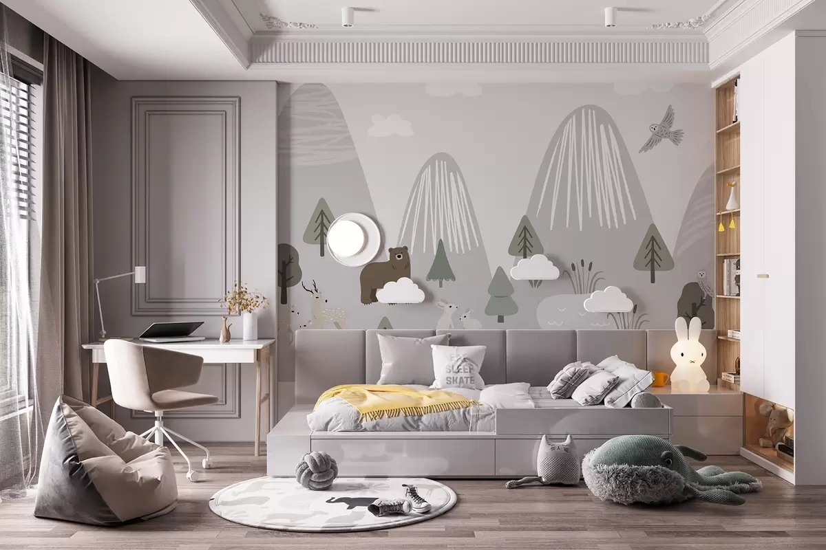 wall murals Forest animals w04430