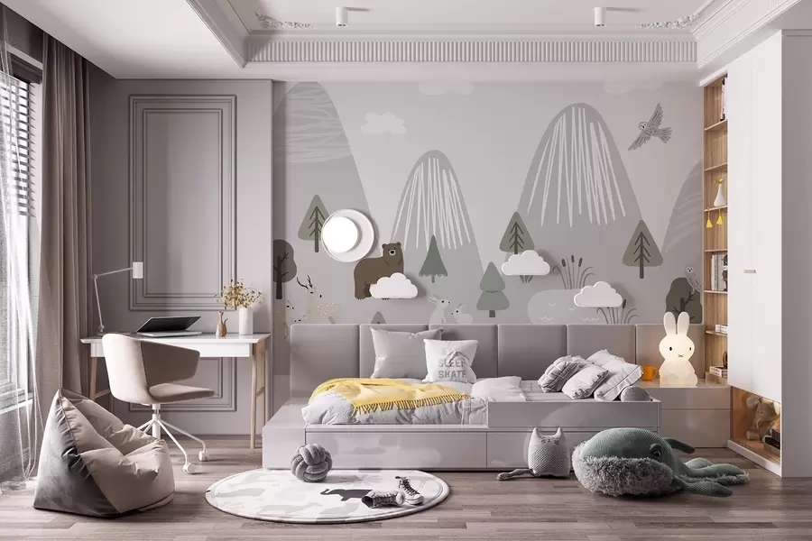 wall murals Forest animals w04430