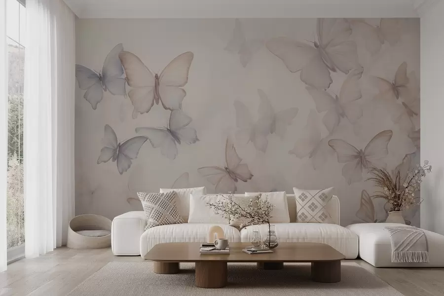 wall murals Butterflies w04534v1