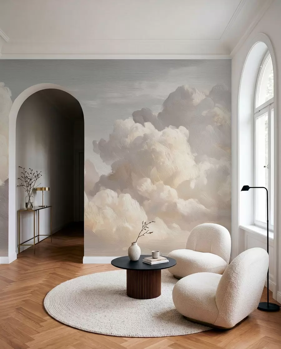 wall murals Clouds in Pearl Light w04550