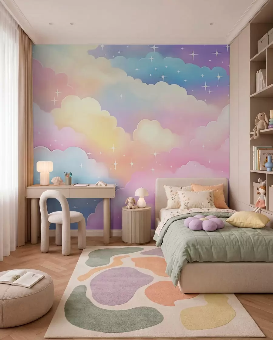 wall murals Candy Cloud Sky w04585
