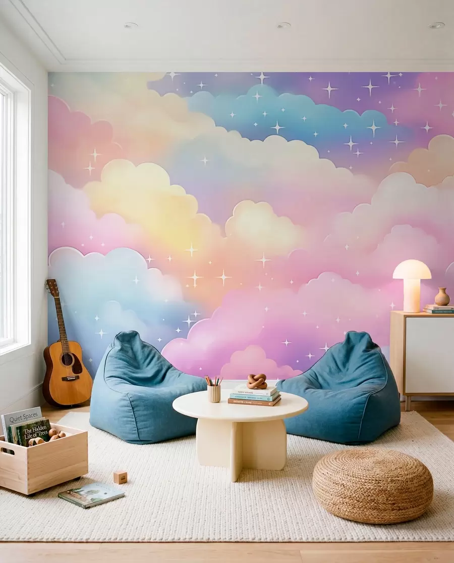 wall murals Candy Cloud Sky w04585