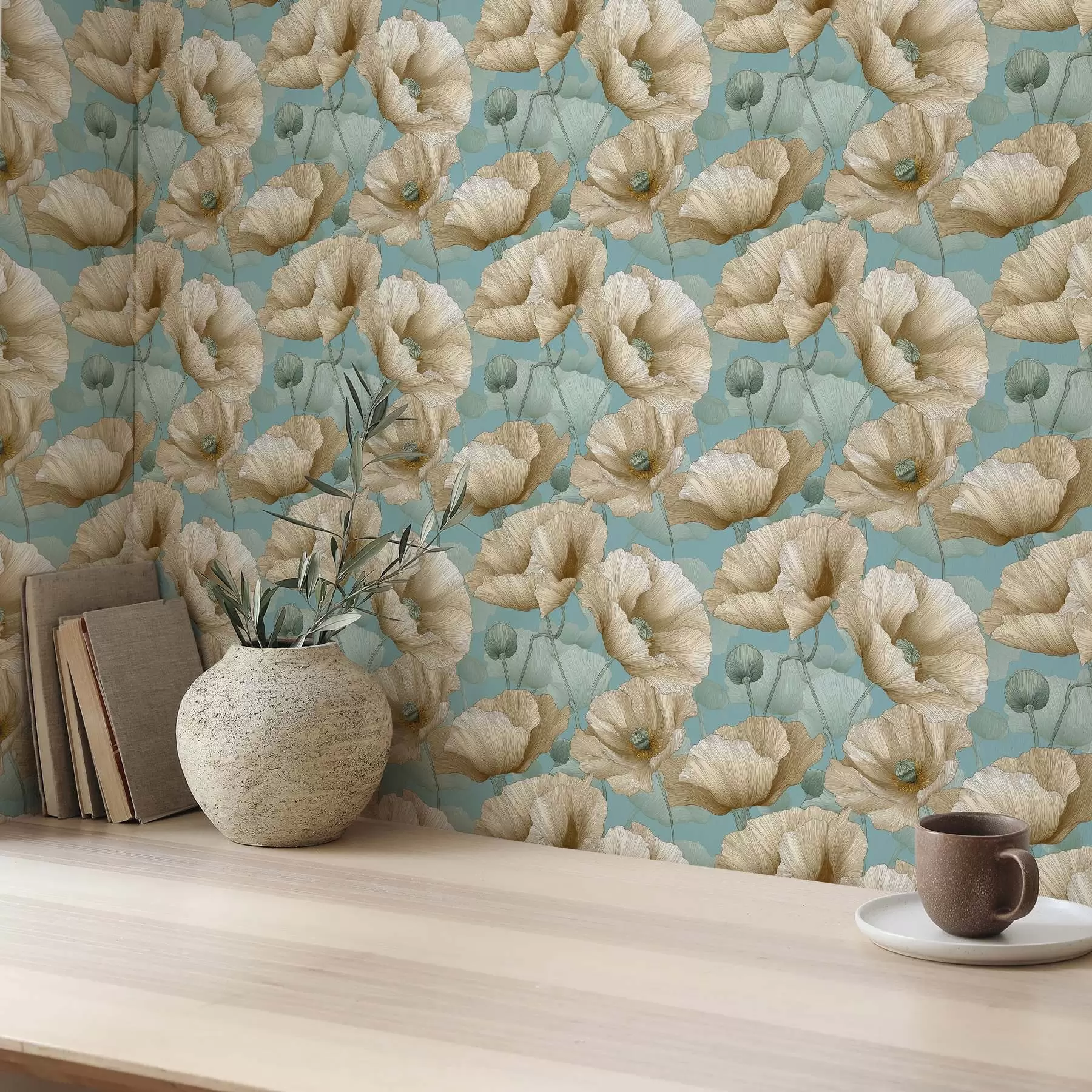wall murals Large flowers a00539