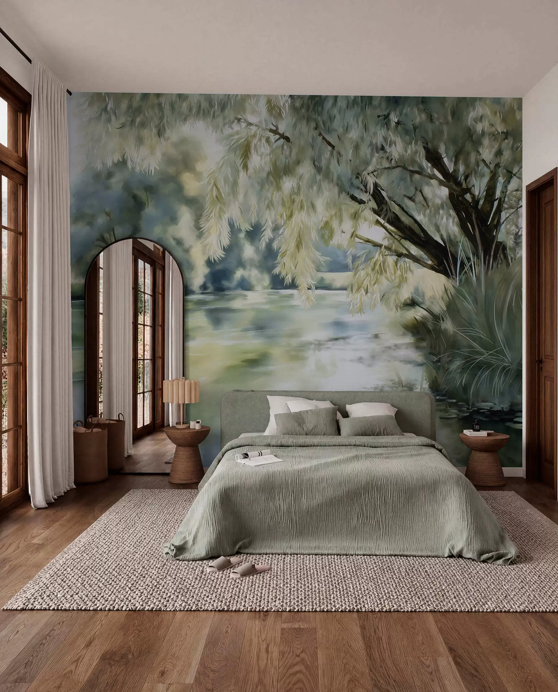 wall murals Willow Reflections w04501
