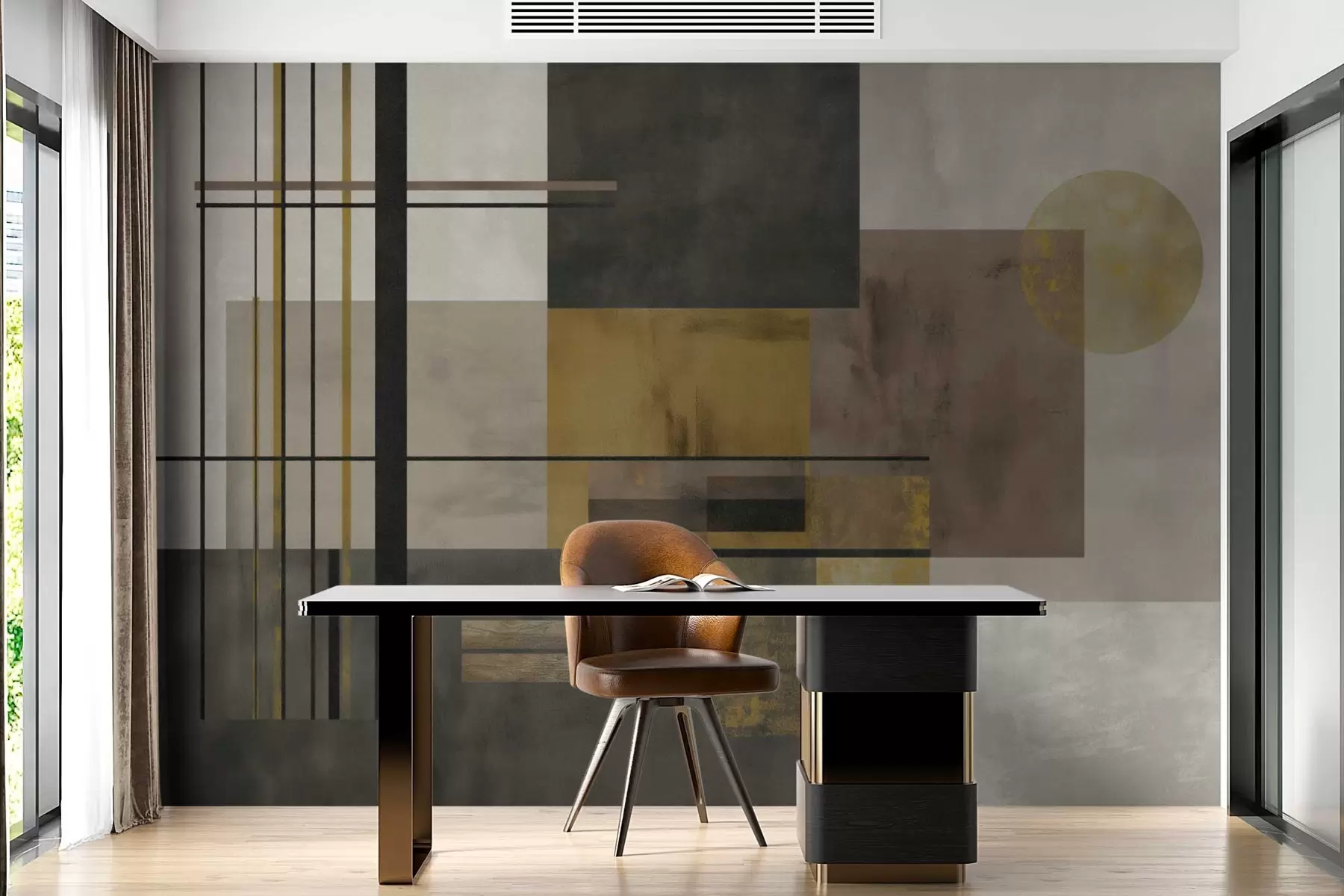 wall murals abstract geometry w04502