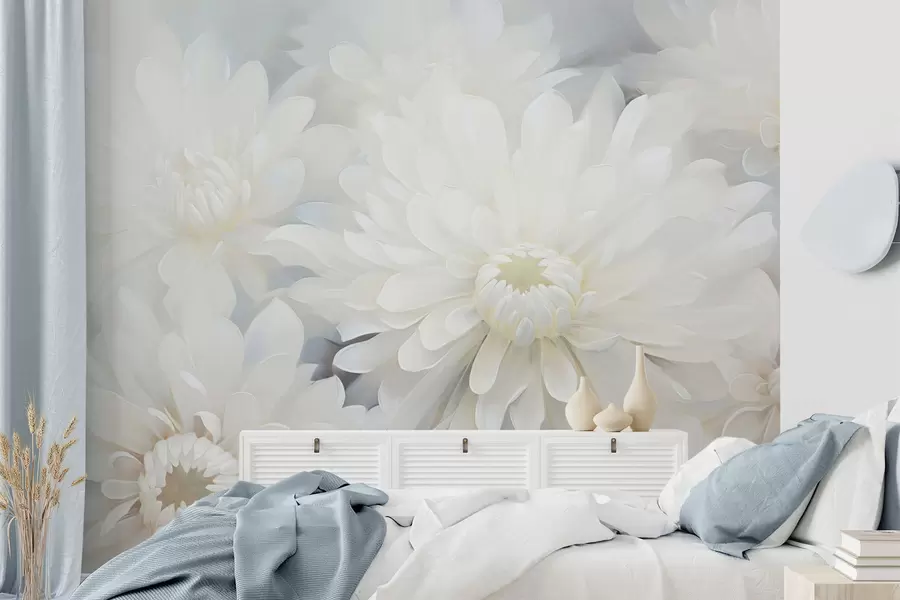wall murals Chrysanthemums w04596