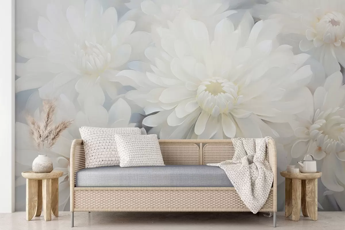 wall murals Chrysanthemums w04596