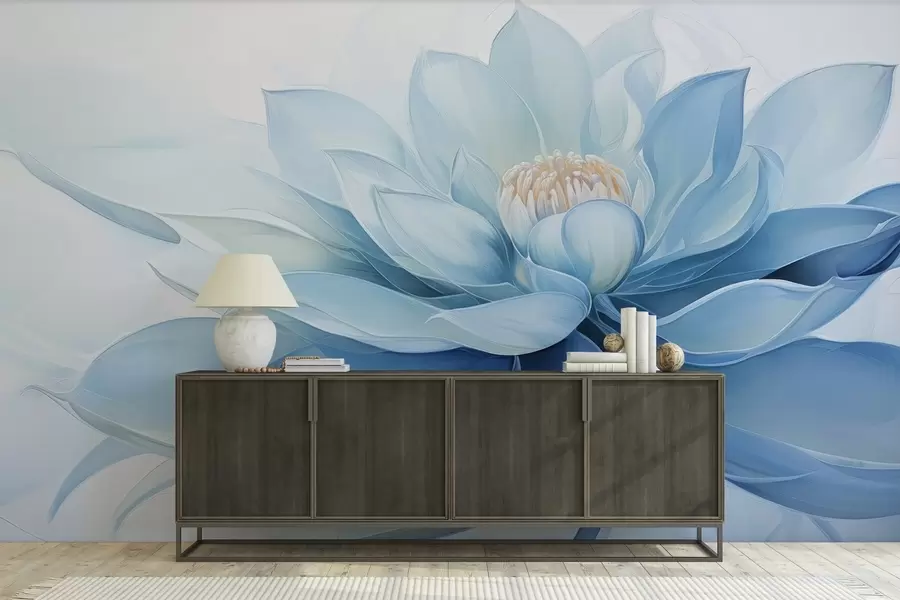 wall murals Mystery of the flower w04563