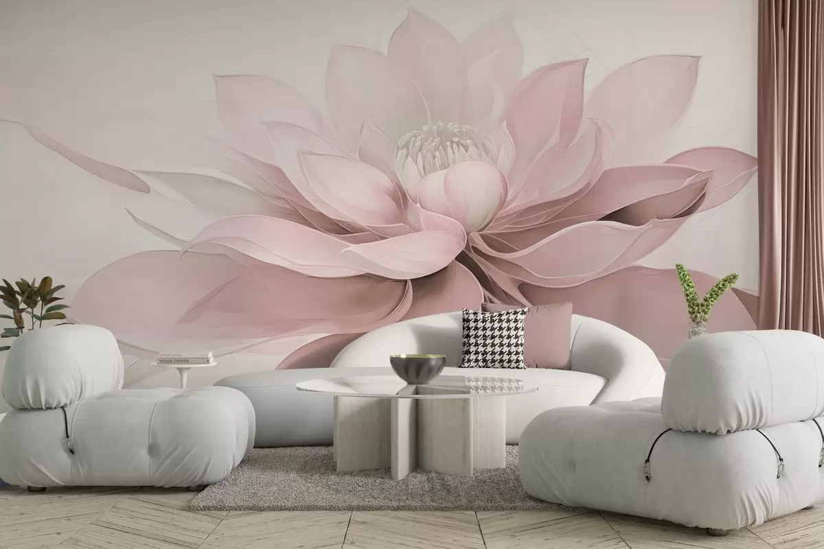 wall murals Mystery of the flower w04563v1