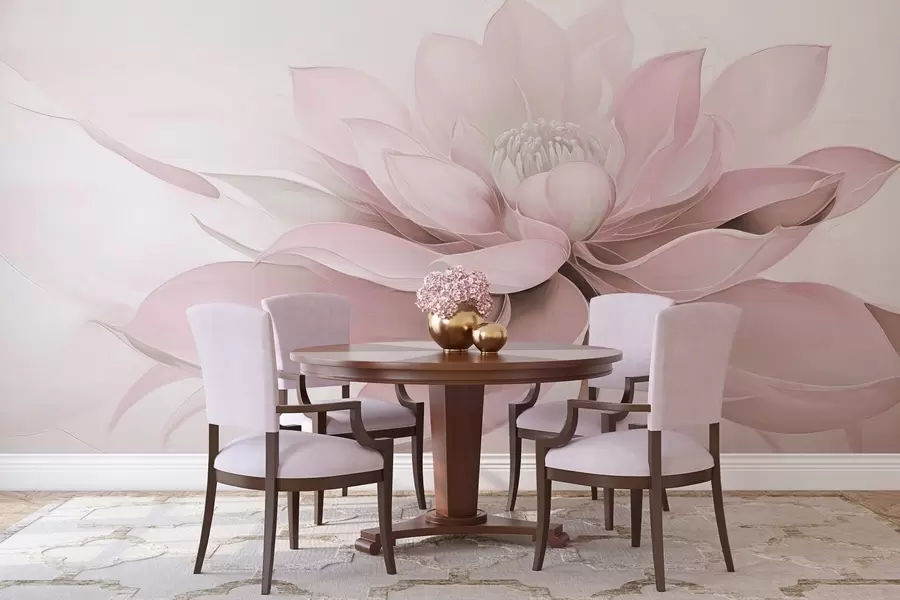 wall murals Mystery of the flower w04563v1