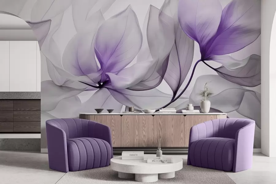 wall murals Magic of petals w04566v1