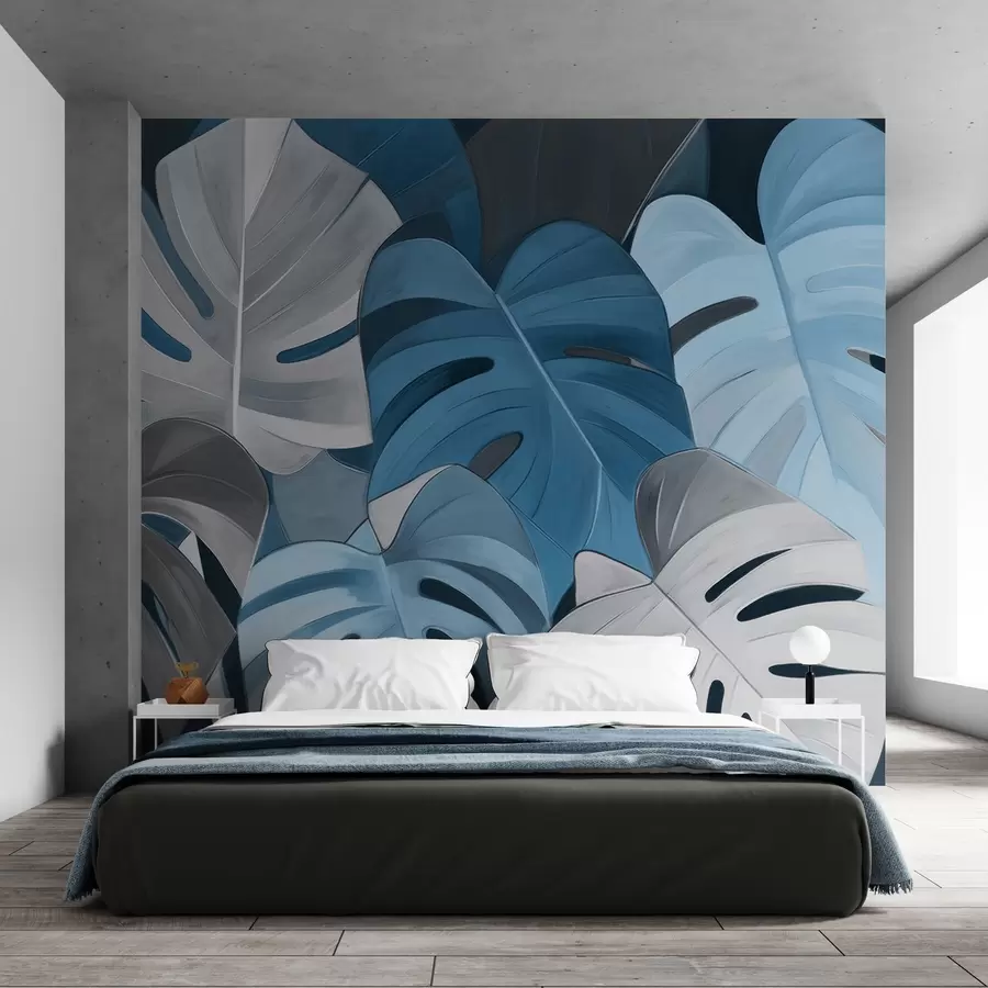 wall murals Leafy rhythm w04568v3