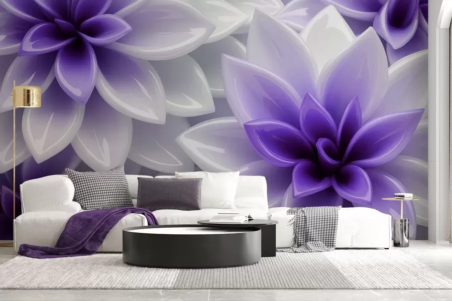 wall murals Floral symphony w04571