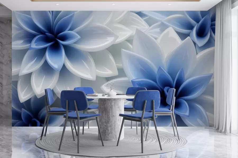 wall murals Floral symphony w04571v1