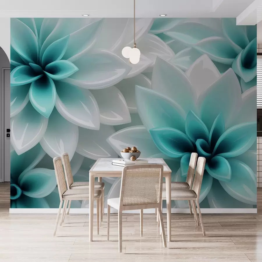 wall murals Floral symphony w04571v2