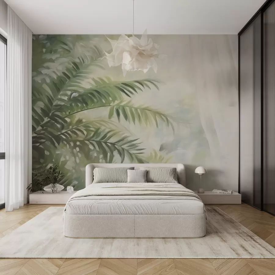 wall murals Fern leaves w04655