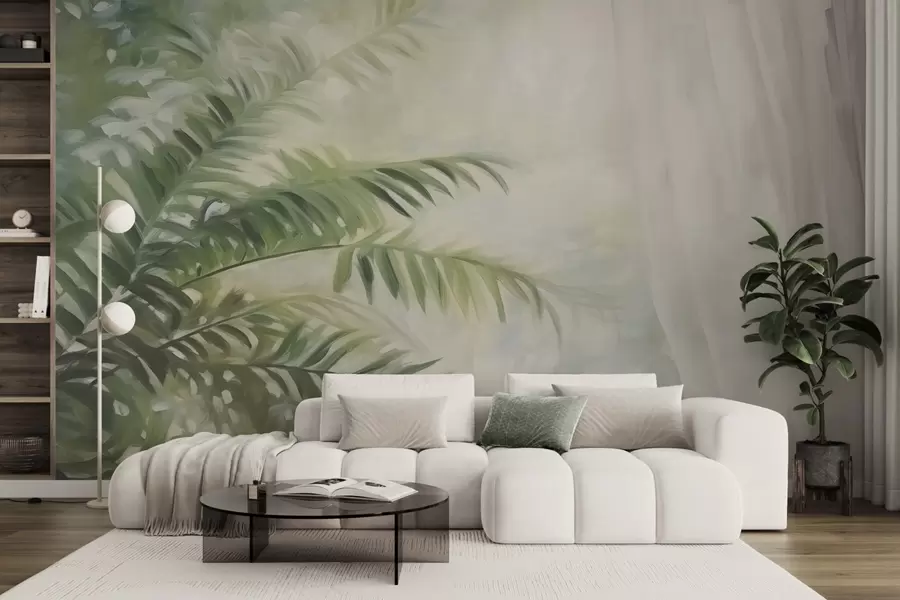 wall murals Fern leaves w04655