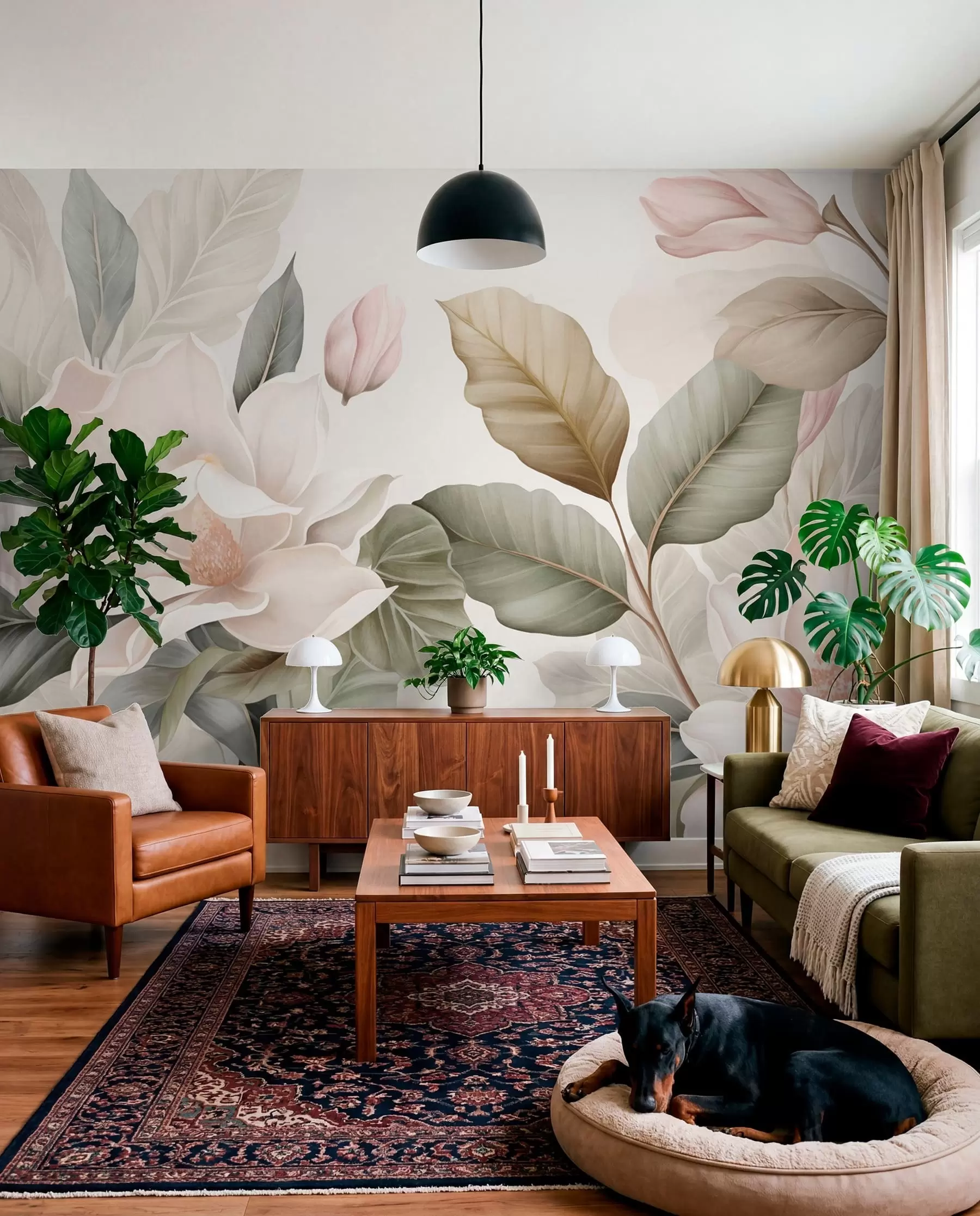 wall murals Pastel Magnolia w09427
