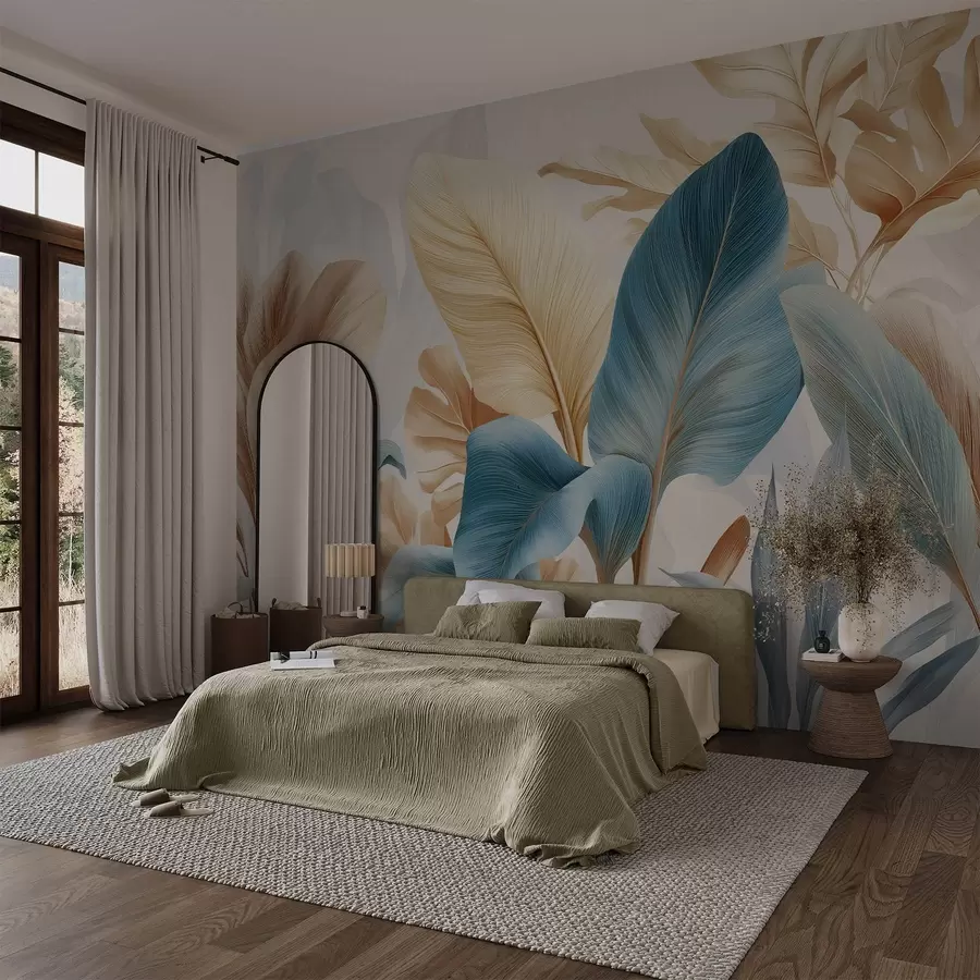 wall murals Botanical Leaves w04589