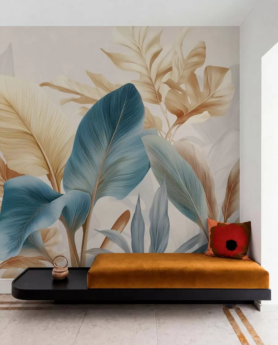 wall murals Botanical Leaves w04589