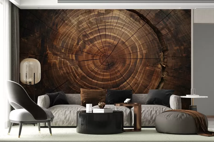 wall murals Tree Rings w04642