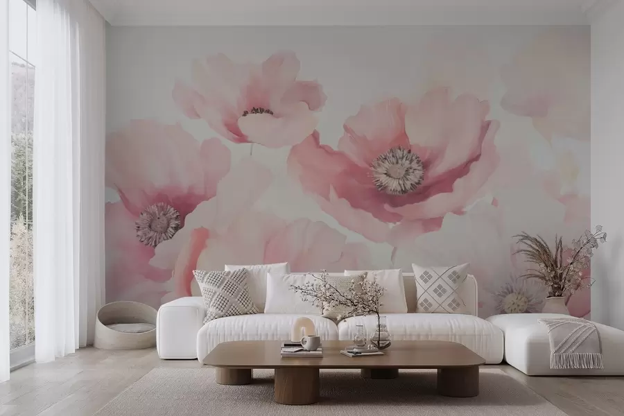 wall murals Poppies w04656