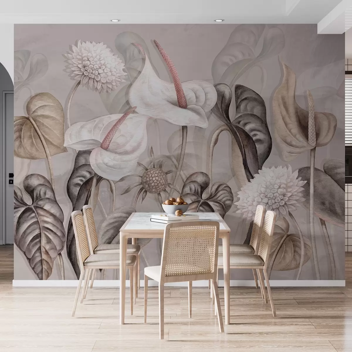 wall murals Plants on the wall w04669v1