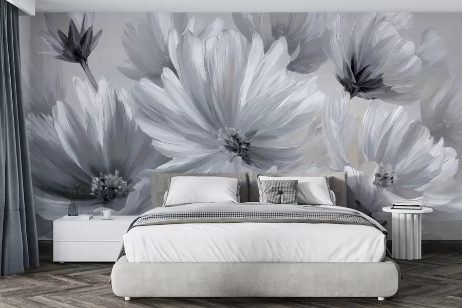 wall murals Abstract flowers w04670