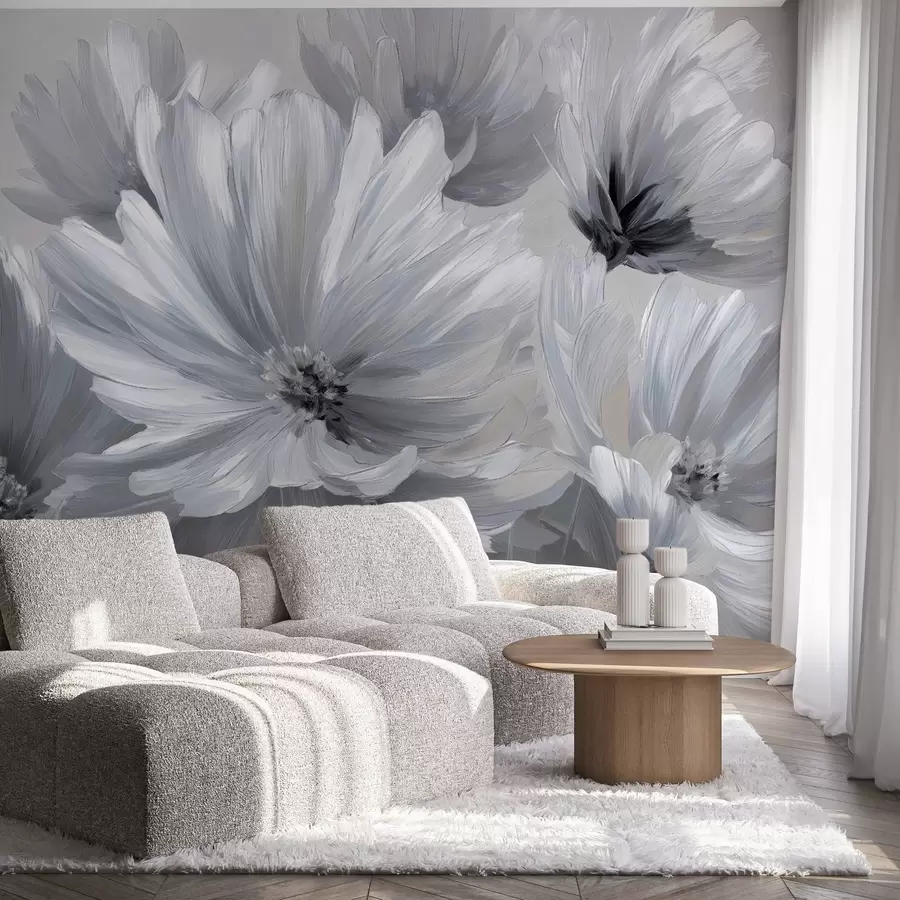 wall murals Abstract flowers w04670