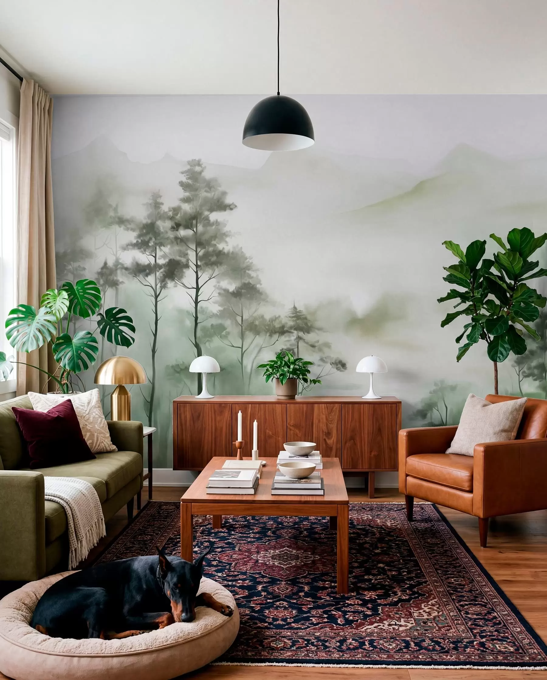 wall murals Mountain Pines w09469