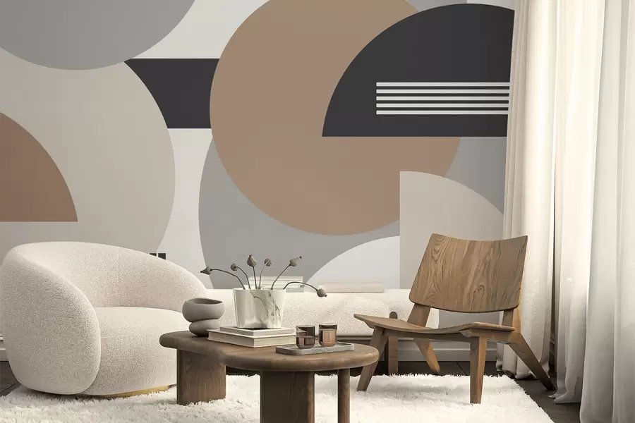 wall murals Geometric abstraction w04687