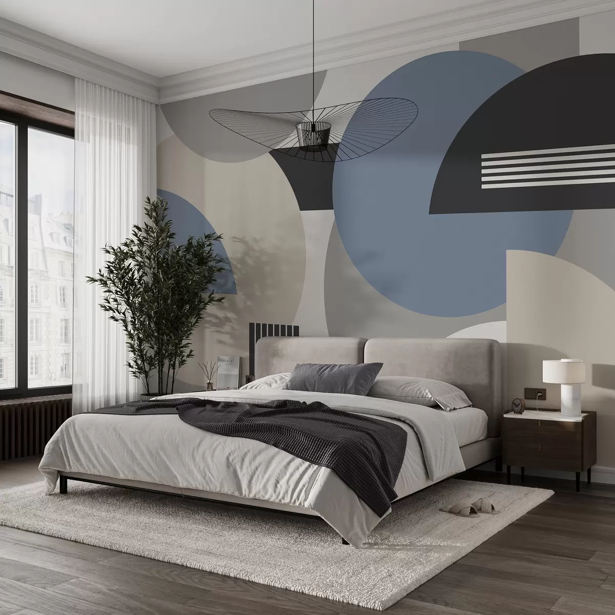 wall murals Geometric abstraction w04687v1
