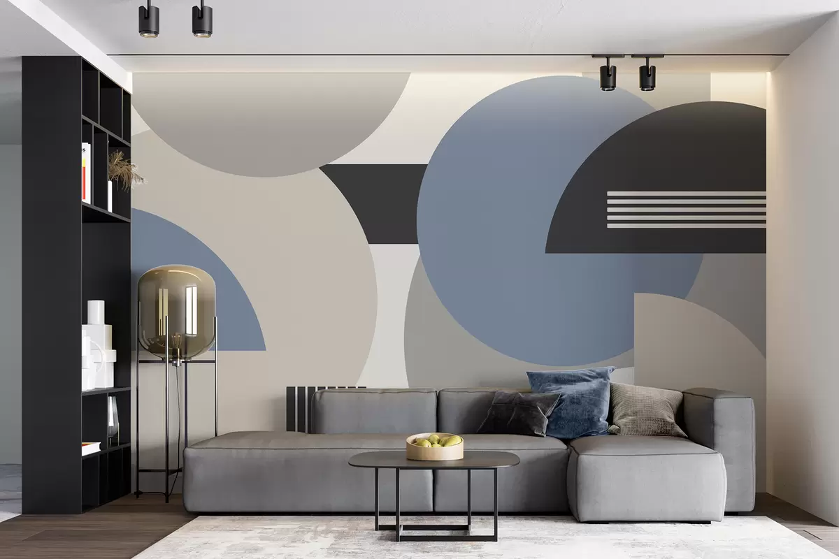wall murals Geometric abstraction w04687v1