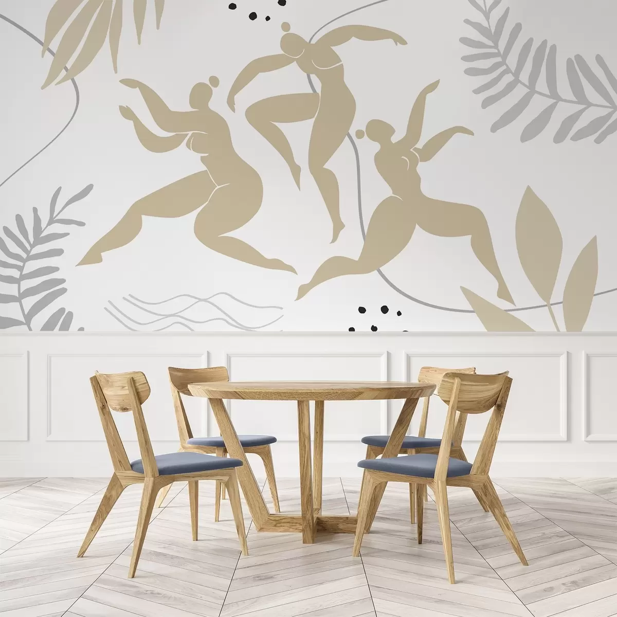 wall murals Abstract silhouettes of women w04725