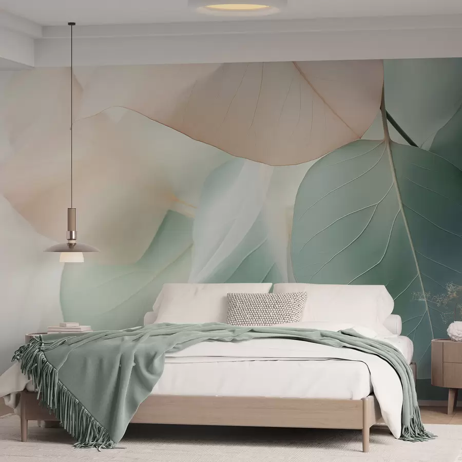 wall murals Abstract leaves w04726
