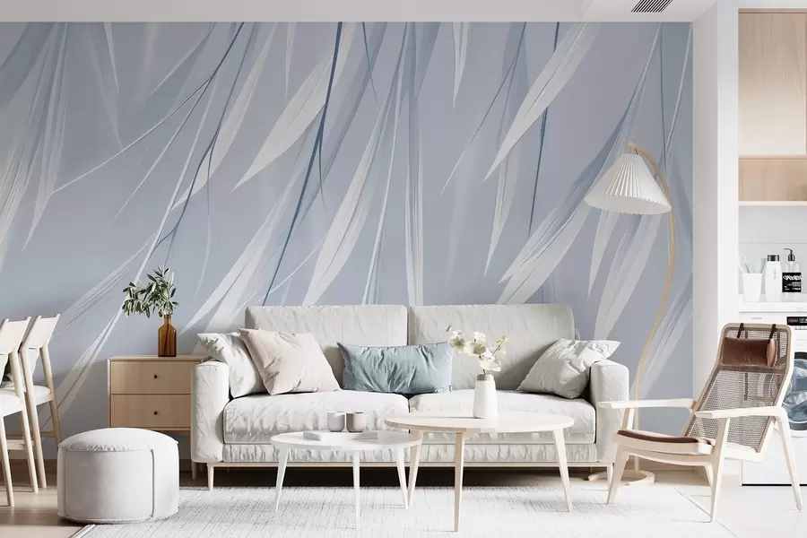 wall murals Hanging thin leaves w04703v2