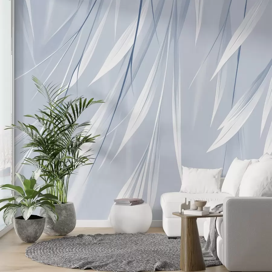 wall murals Hanging thin leaves w04703v2