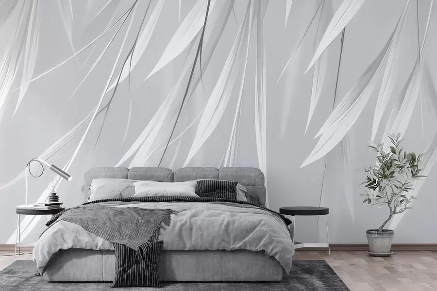 wall murals Hanging thin leaves w04703v3