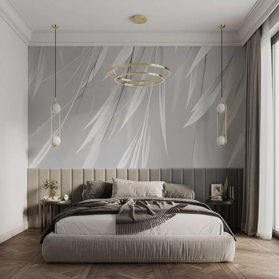 wall murals Hanging thin leaves w04703v3