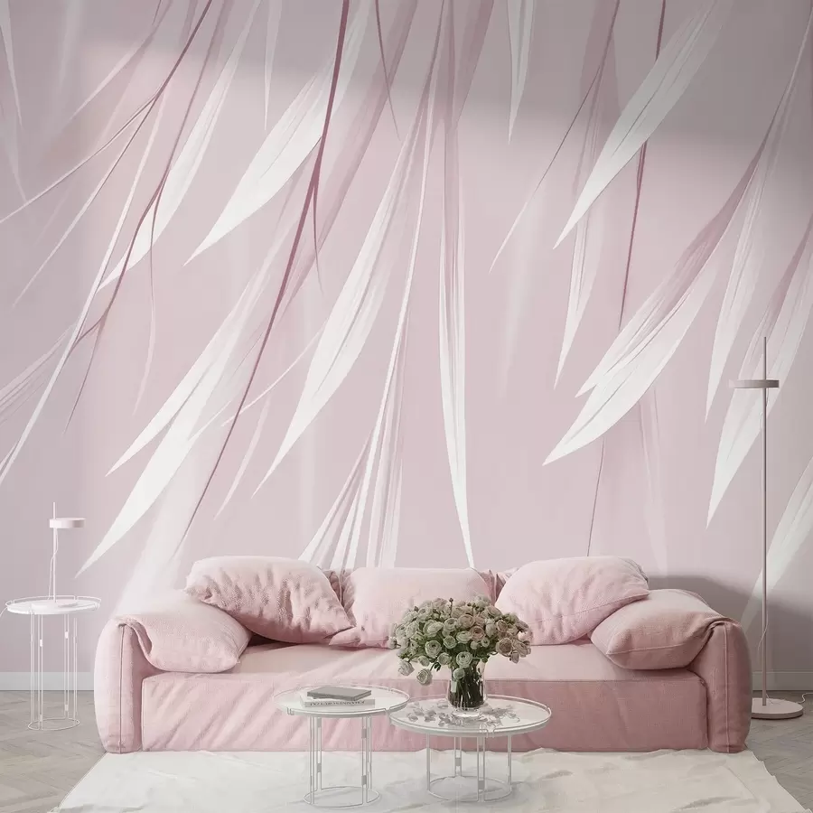 wall murals Hanging thin leaves w04703v4