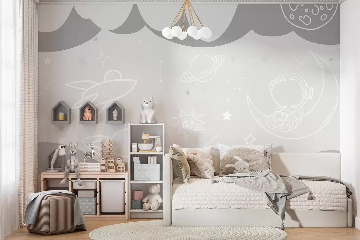 wall murals Space adventures w04740